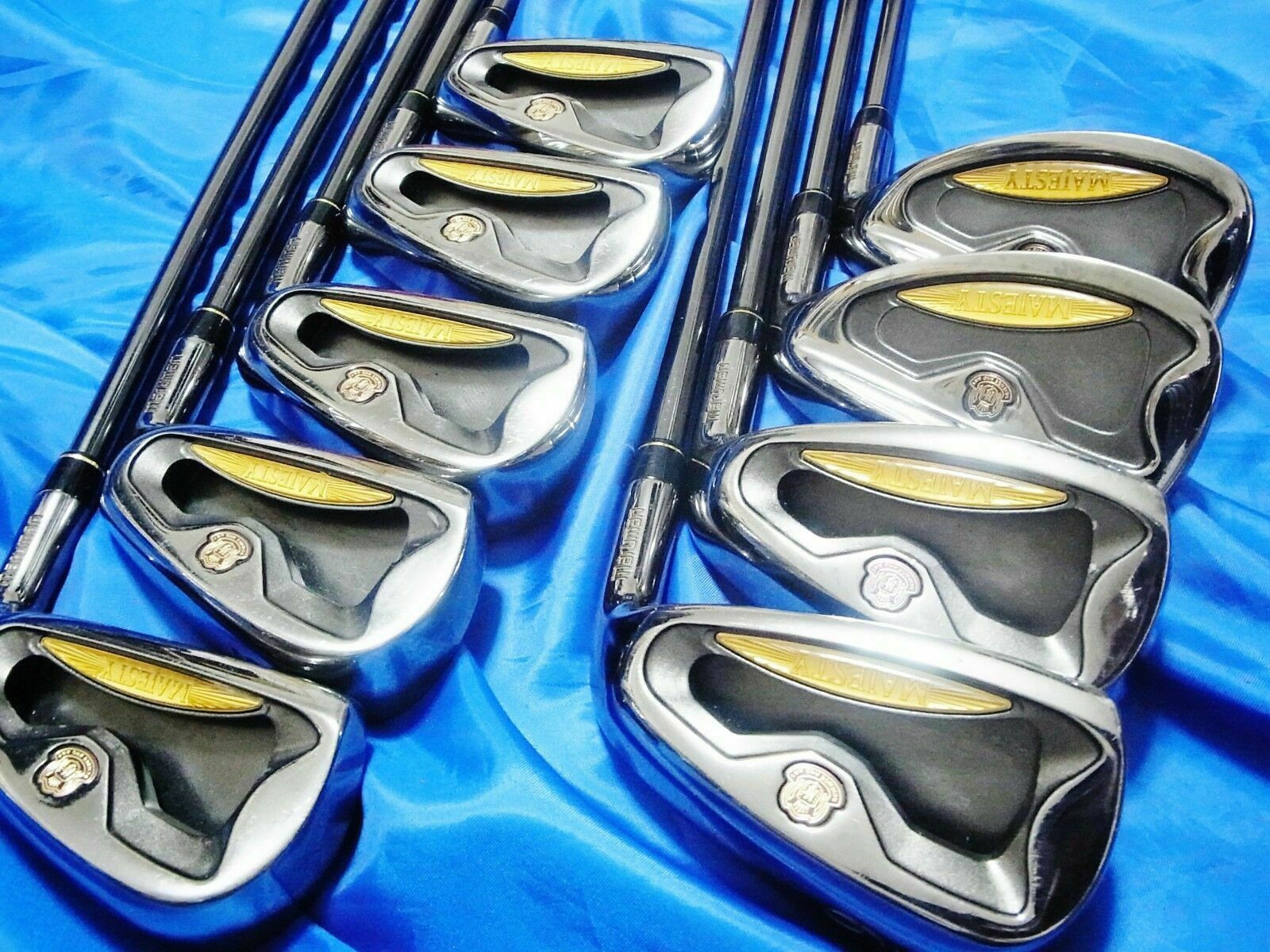 9PC MARUMAN MAJESTY PRESTIGIO SC-V SR-FLEX IRONS SET GOLF CLUBS 868 MAJESTY