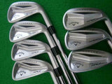 CALLAWAY APEX PRO JAPAN JP MODEL NSPRO 7PC S-FLEX IRONS SET GOLF CLUBS