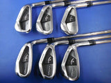 CALLAWAY LEGACY BLACK 6PC STEEL S-FLEX IRONS SET GOLF CLUBS