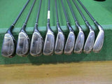 PRGR EGG POWER CAVITY 9PC EGG R-FLEX IRONS SET GOLF 10287
