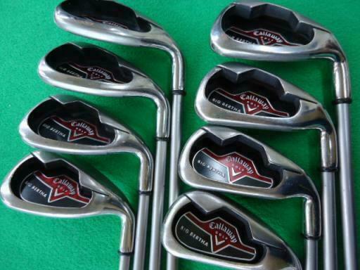 CALLAWAY BIG BERTHA 2008 JAPAN JP MODEL 8PC SR-FLEX IRONS SET GOLF CLUBS