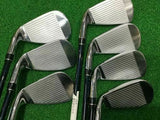 2011 JAPAN MODEL MACGREGOR MACTEC NV 201 7PC S-FLEX IRONS SET GOLF CLUBS