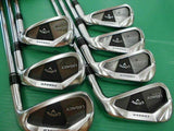 HENRIK STENSON CALLAWAY LEGACY BLACK GS95 7PC S-FLEX IRONS SET GOLF CLUBS