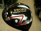 GOLF CLUB DRIVER KATANA SWORD SNIPER PLUS HI NOCONFORMING 2014 LOFT-10.5 S-FLEX