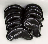 NEW 2015 MODEL MARUMAN MAJESTY ROYAL  BLACK 9PC R-FLEX IRONS SET GOLF CLUBS