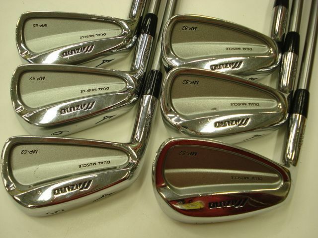 MIZUNO MP-52 6PC LEFTY LEFT-HANDED S-FLEX IRONS SET GOLF CLUBS EXCELLENT