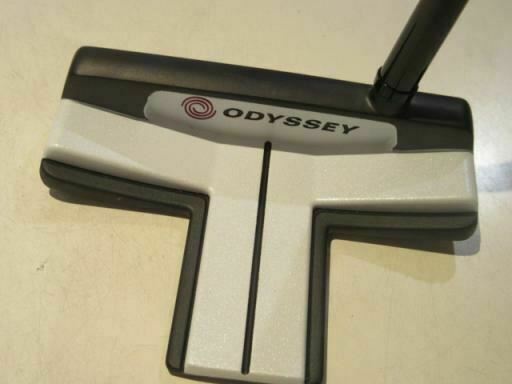 LEFT-HANDED ODYSSEY WORKS BIG T BLADE 34INCH PUTTER GOLF CLUBS
