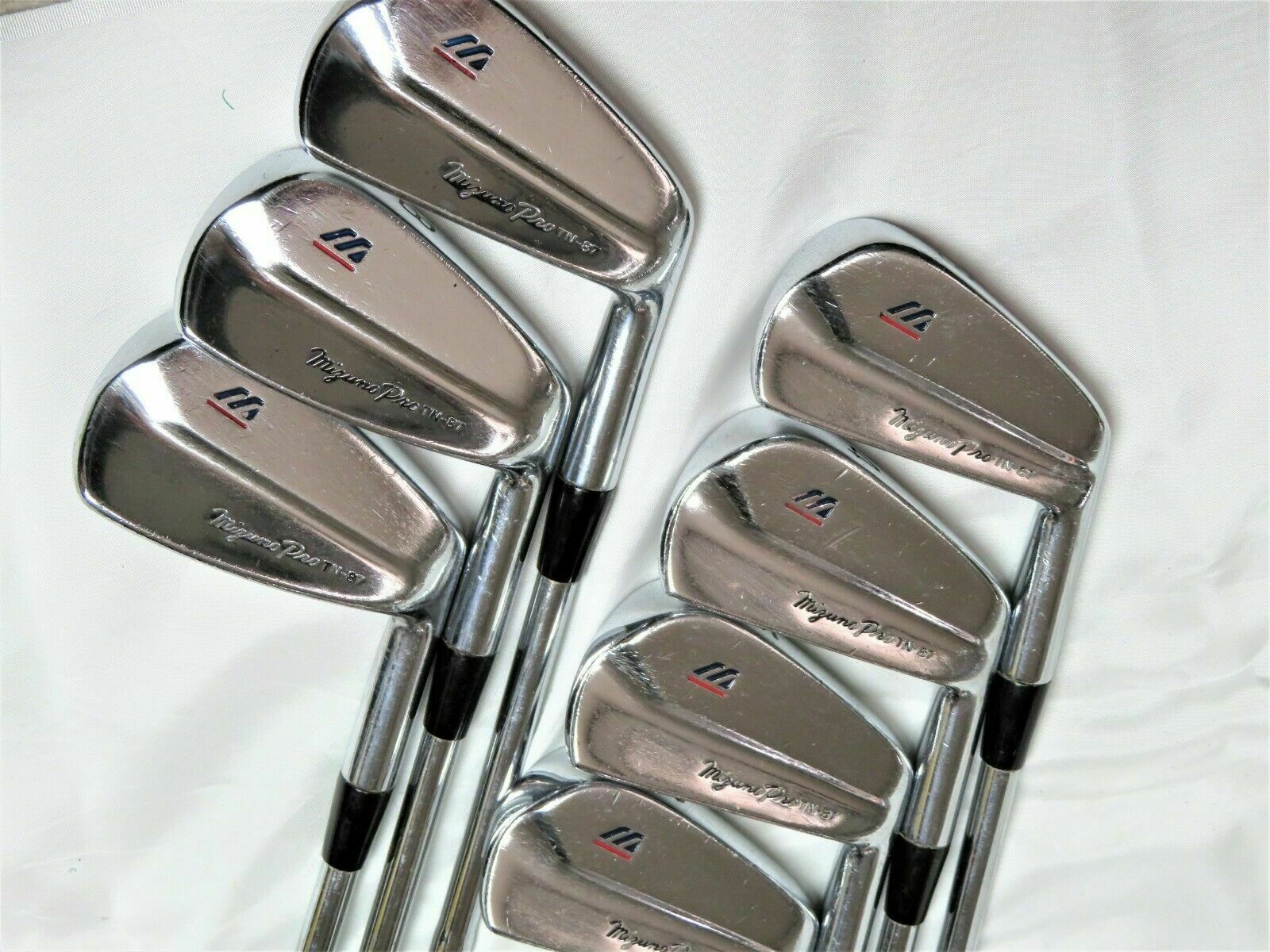 Mizuno Pro TN-87 3-9 7pc R-FLEX Irons Set Forged Golf Clubs RARE Nakajima