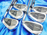 HENRIK STENSON MODUS3 S-FLEX CALLAWAY LEGACY BLACK 6PC IRONS SET GOLF CLUBS