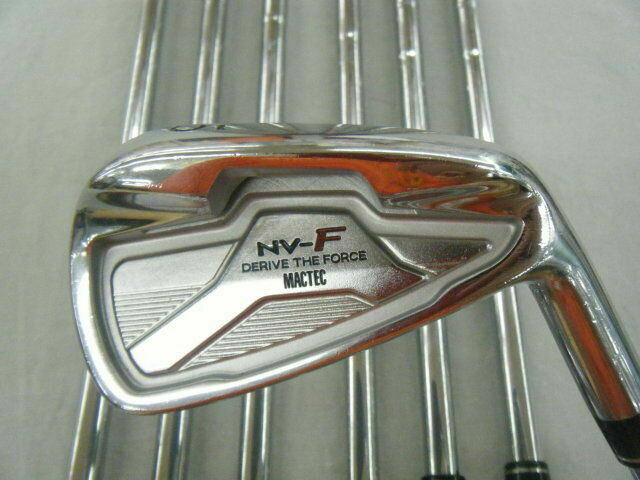 2011 JAPAN MODEL MACGREGOR MACTEC NV-F RED 7PC NSPRO S-FLEX IRONS SET GOLF CLUBS