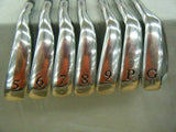 2011 JAPAN MODEL MACGREGOR MACTEC NV-F RED 7PC NSPRO S-FLEX IRONS SET GOLF CLUBS