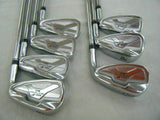 2011 JAPAN MODEL MACGREGOR MACTEC NV-F RED 7PC NSPRO S-FLEX IRONS SET GOLF CLUBS