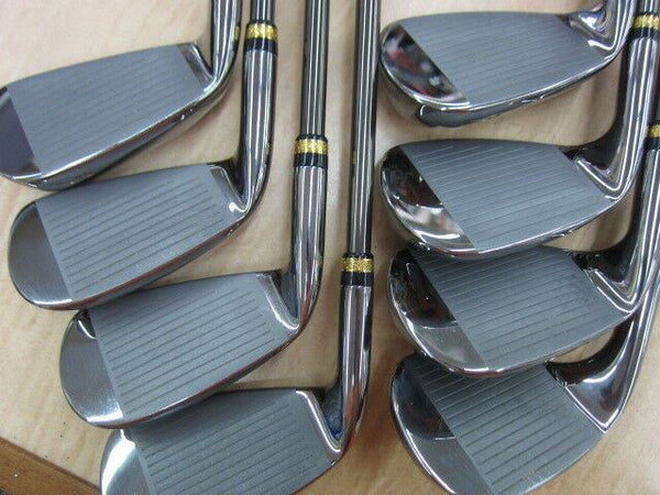 8PC MARUMAN MAJESTY PRESTIGIO SUPER 7 R-FLEX HYBRID IRONS SET GOLF 