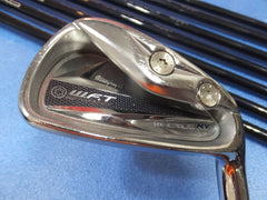 2011 JAPAN MODEL MACGREGOR MACTEC NV 201 8PC R-FLEX IRONS SET GOLF CLUBS