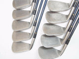 BEAUTIFUL GOLD Perfect 10pc MARUMAN Titus X-2 R-flex IRONS SET Golf Clubs