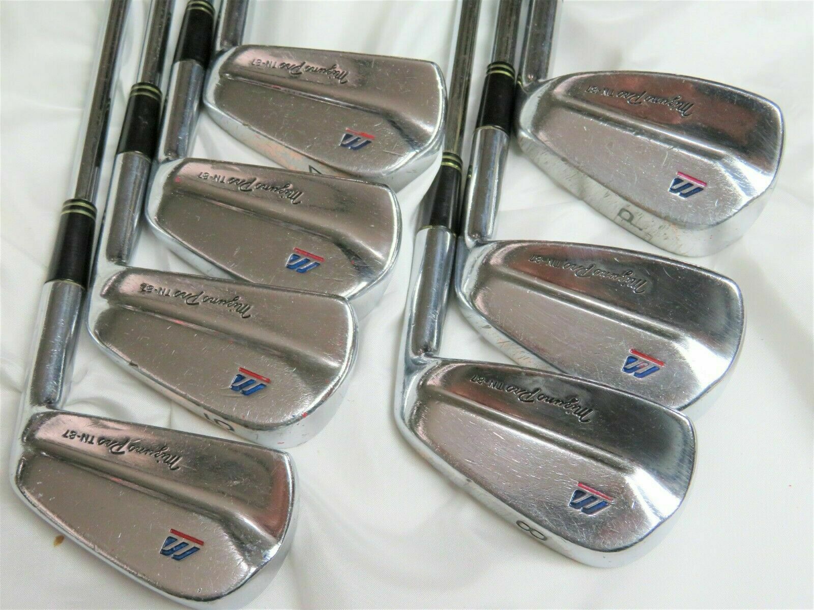 Mizuno Golf Clubs Pro TN-87 4-P 7pc DG R-FLEX Irons Set Forged RARE Nakajima