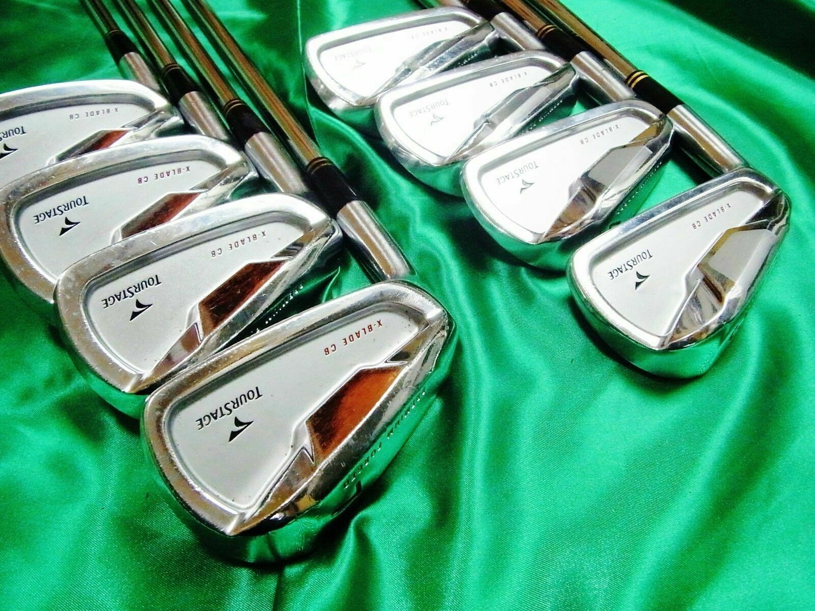 BRIDGESTONE GOLF CLUBS X-BLADE CB LEFT-HANDED 8PC S-FLEX IRONS SET