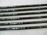 YAMAHA INPRES D BLACK JAPAN MODEL 6PC DX-508i SR-FLEX IRONS SET GOLF CLUBS