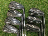 MIZUNO MP-4 BLACK TOUR ISSUE 7PC S-FLEX IRONS SET GOLF CLUBS