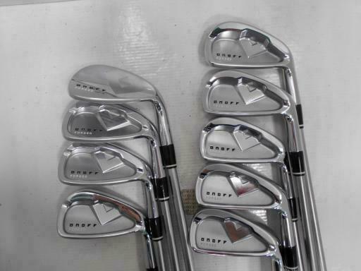 DAIWA GLOBERIDE ONOFF FORGED 2011 9PC ONOFF S-FLEX IRONS SET GOLF 10297