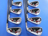 YAMAHA INPRES D BLACK 2010 JAPAN MODEL 8PC TBX-510i SR-FLEX IRONS SET GOLF CLUBS