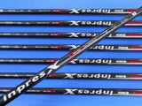 YAMAHA INPRES D BLACK 2010 JAPAN MODEL 8PC TBX-510i SR-FLEX IRONS SET GOLF CLUBS