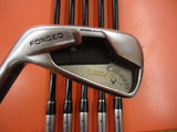 LEFTY LEFT-HANDED CALLAWAY LEGACY CARBON 6PC SR-FLEX IRONS SET GOLF CLUBS