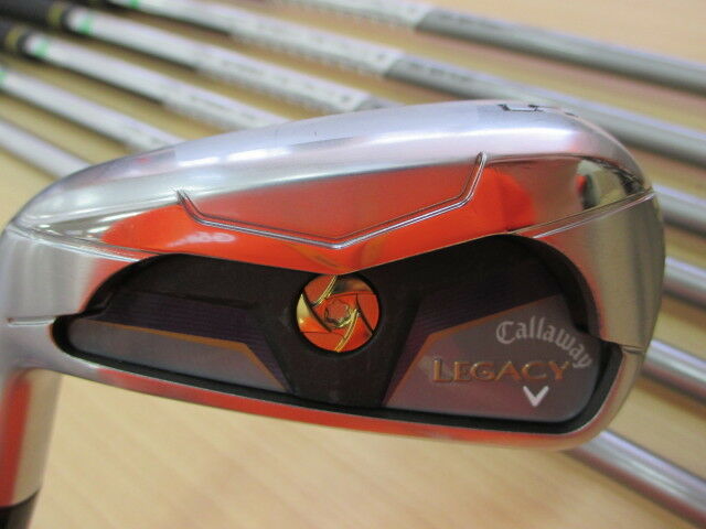 LEFT-HANDED 2012 CALLAWAY LEGACY 7PC SR-FLEX IRONS SET GOLF CLUBS