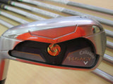 LEFT-HANDED 2012 CALLAWAY LEGACY 7PC SR-FLEX IRONS SET GOLF CLUBS
