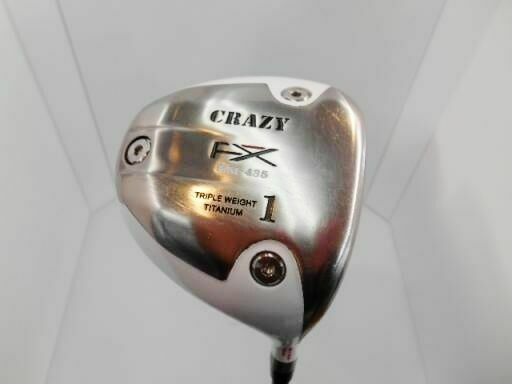 WHITE GOLF CLUB DRIVER MODEL CRAZY FX BM-435 WHITE SX-FLEX