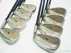 8PC!! SEIKO S-YARD GF-1 R-FLEX IRONS SET GOLF CLUBS 958