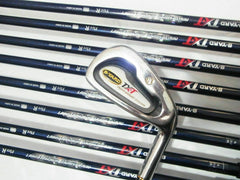 9PC!! SEIKO S-YARD TX-T R-FLEX IRONS SET GOLF CLUBS