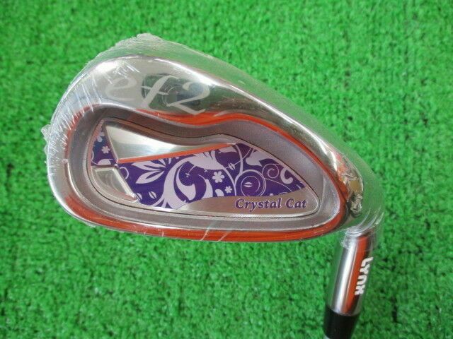NEW LADIES HYBRID IRONS LYNX GOLF CYRISTAL CAT 5PC L-FLEX IRONS SET GOLF  CLUBS