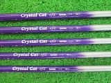 NEW LADIES HYBRID IRONS LYNX GOLF CYRISTAL CAT 5PC L-FLEX IRONS SET GOLF  CLUBS