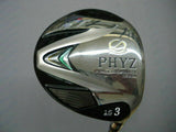 GOLF CLUBS FAIRWAY WOOD BRIDGESTONE PHYZ 2013  #3 3W LOFT-15 R-FLEX