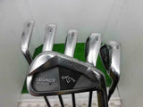 CALLAWAY LEGACY BLACK NSPRO MODUS3 TOUR120 6PC S-FLEX IRONS SET GOLF CLUBS