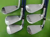 2011 JAPAN MODEL MACGREGOR MACTEC NV-F BLUE 6PC R-FLEX IRONS SET GOLF CLUBS