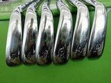 2011 JAPAN MODEL MACGREGOR MACTEC NV-F BLUE 6PC R-FLEX IRONS SET GOLF CLUBS