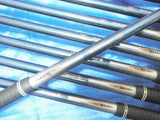 8PC BEAUTIFUL GOLD MARUMAN TITUS X-2 R-FLEX IRONS SET GOLF CLUBS MAJESTY
