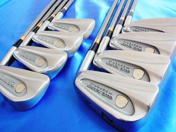 MIZUNO PREMIUM MODEL GRAND MONARCH SUPER 8PC R-FLEX IRONS SET GOLF