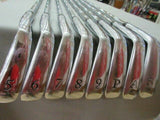 2011 JAPAN MODEL MACGREGOR MACTEC NV-F RED 8PC NSPRO R-FLEX IRONS SET GOLF CLUBS