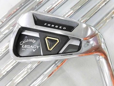 2013 CALLAWAY Legacy Black 7pc 4-P Dynamic Gold S-flex IRONS SET Golf Clubs