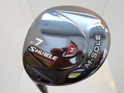 MARUMAN Shuttle M-sole left-handed 7W Loft-21 R-flex Fairway wood Golf Clubs