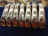 ROMARO Ray M 7pc S-flex CAVITY BACK IRONS SET Golf Clubs Excellent