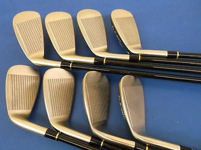 KATANA SL EIGHT 8pc R-flex IRONS SET Golf Clubs Excellent