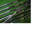 PRGR iD Nabla Black Forged 7pc S-Flex IRONS SET Golf Clubs Excellent