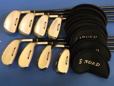 KATANA SL EIGHT 8pc R-flex IRONS SET Golf Clubs Excellent