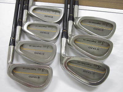 SEIKO S-YARD S.102 7pc SR-flex CAVITY BACK IRONS SET Golf Clubs Excellent
