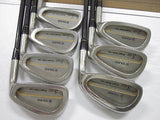 SEIKO S-YARD S.102 7pc SR-flex CAVITY BACK IRONS SET Golf Clubs Excellent