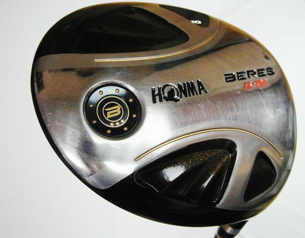 3-STAR HONMA GOLF CLUB DRIVER BERES S-01 LOFT-10 R-FLEX 6197 BERES